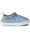 Swim Essentials Water Shoes Non-Slip - Green Leopard Print - Lycra Sandals