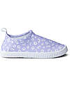 Swim Essentials Water Shoes Non-Slip - Lilac Leopard Print - Lycra Sandals