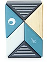 Tegu Whale Travel Pal, Magnetic Wooden Blocks - Eco-Friendly and Safe! Wooden Animals