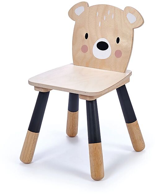 Tender Leaf Forest Bear Chair - Natural - 48x30cm Chairs