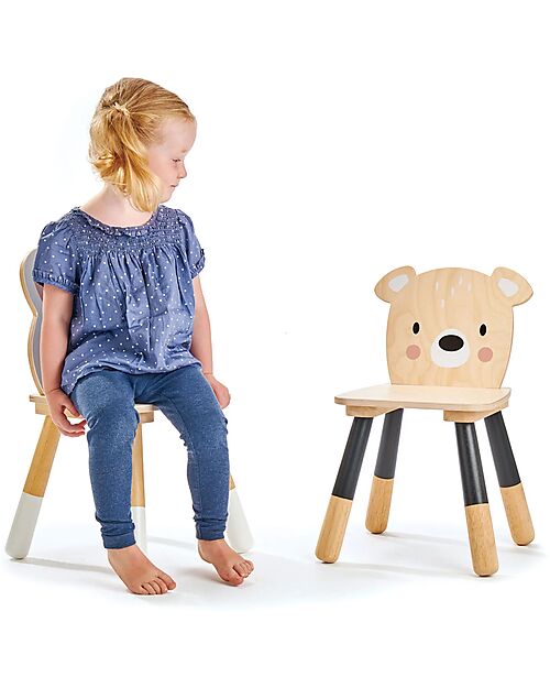 Tender Leaf Forest Bear Chair - Natural - 48x30cm Chairs
