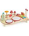 Tender Leaf Multi-Activity Music Table - Wood - 50x40cm Musical Instruments
