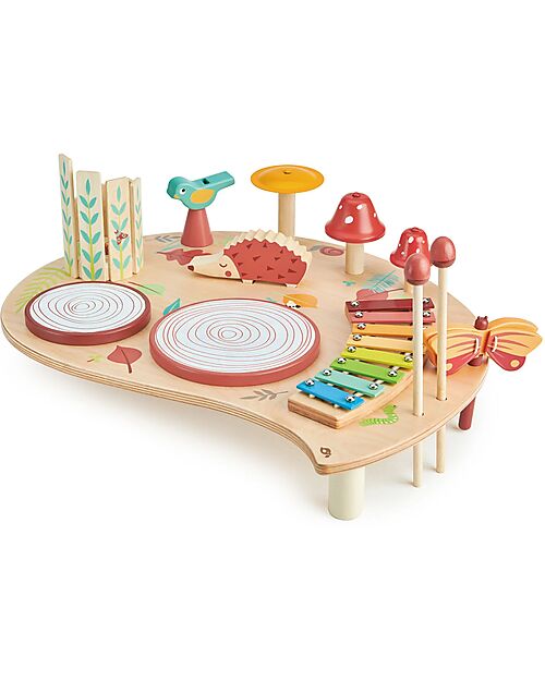 Tender Leaf Multi-Activity Music Table - Wood - 50x40cm Musical Instruments
