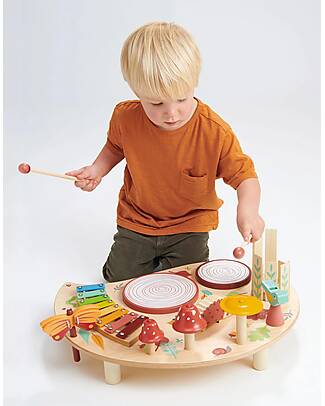 Tender Leaf Multi-Activity Music Table - Wood - 50x40cm Musical Instruments