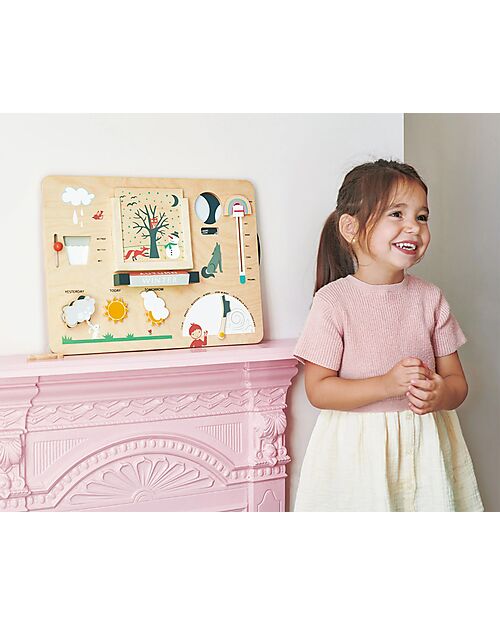 Tender Leaf Weather Station - Stimulates the Imagination - 100% Sustainable Wooden Toy Pretend Play