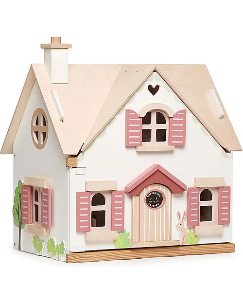 Tender Leaf Wooden Dolls Cottage - Sustainable Toy Dolls Houses