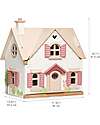 Tender Leaf Wooden Dolls Cottage - Sustainable Toy Dolls Houses