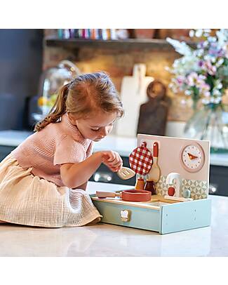 Tender Leaf Wooden Kitchen - With Accessories - From 3 Years Toy Kitchens