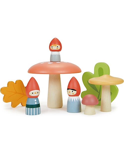Tender Leaf Woodland Gnomes - 100% Sustainable Wood Montessori Toys