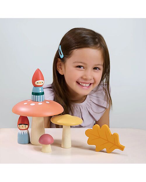 Tender Leaf Woodland Gnomes - 100% Sustainable Wood Montessori Toys