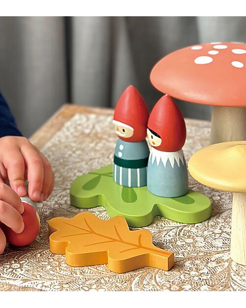 Tender Leaf Woodland Gnomes - 100% Sustainable Wood Montessori Toys