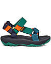 Teva Velcro Sandals - Hurrican XLT 2 Toddler - Blue Coral Multicolor - Made with Repreve - Recycled Plastic! Sandals