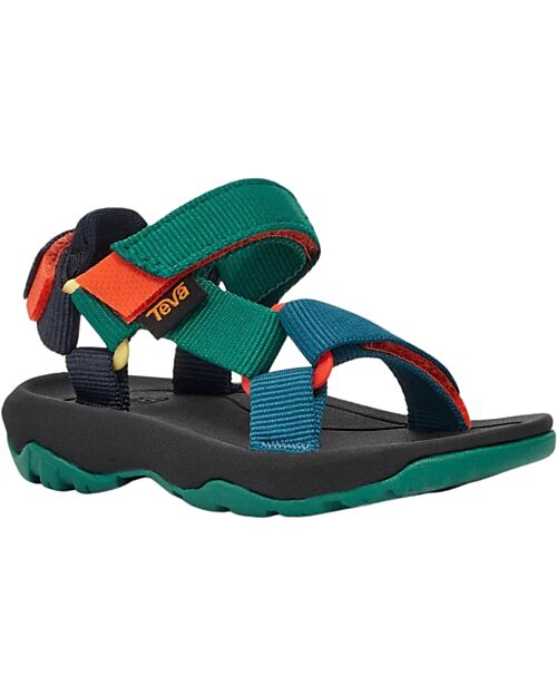 Teva Velcro Sandals - Hurrican XLT 2 Toddler - Blue Coral Multicolor - Made with Repreve - Recycled Plastic! Sandals