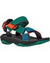 Teva Velcro Sandals - Hurrican XLT 2 Toddler - Blue Coral Multicolor - Made with Repreve - Recycled Plastic! Sandals