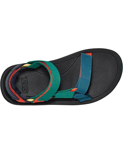Teva Velcro Sandals - Hurrican XLT 2 Toddler - Blue Coral Multicolor - Made with Repreve - Recycled Plastic! Sandals