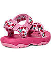 Teva Velcro Sandals - Hurrican XLT 2 Toddler - Cherries Rosebloom/Bright White- Made with Repreve - Recycled Plastic! Sandals