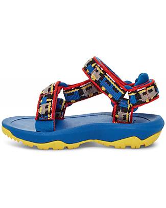 Teva Velcro Sandals - Hurrican XLT 2 Toddler - Trains Blue - Made with Repreve - Recycled Plastic! Sandals