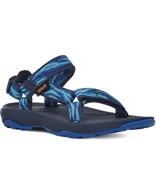 Teva Velcro Sandals - Hurrican XLT 2 Toddler - Waves Mood Indigo - Made with Repreve - Recycled Plastic! Sandals