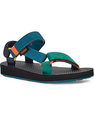 Teva Velcro Sandals - Original Universal Children - Black Blue Green - made with Repreve - Recycled Plastic! Sandals