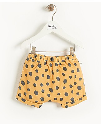 The Bonnie Mob Bloomer Shorts Maldives - Mustard Leopard - 100% organic cotton Shorts