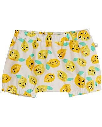The Bonnie Mob Bloomer Shorts Pitch - Lemons - Organic Cotton Shorts