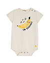 The Bonnie Mob Bodysuit Pasadena - Go Bananas - Elasticated Organic cotton Short Sleeves Bodies