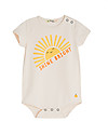 The Bonnie Mob Bodysuit Pasadena - Shine Bright - Elasticated Organic cotton Short Sleeves Bodies