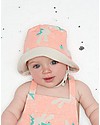 The Bonnie Mob Bowen Reversible Sun Hat, Neon Bunny - Organic Cotton Sunhats