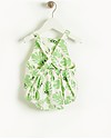 The Bonnie Mob Bubble Romper Bahama - Leaf - Organic cotton Short Rompers