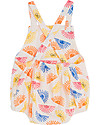 The Bonnie Mob Bubble Romper Laze - Sunshine - Elasticated Organic Cotton Short Rompers