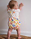 The Bonnie Mob Bubble Romper Laze - Sunshine - Elasticated Organic Cotton Short Rompers