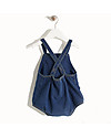 The Bonnie Mob Honolulu Stretch Denim Romper, Blue - 100% cotton Short Rompers