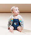The Bonnie Mob Honolulu Stretch Denim Romper, Blue - 100% cotton Short Rompers