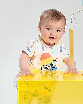 The Bonnie Mob Motif T-Shirt Isle de Re - Ice Lolly (2-5 years) - Organic cotton T-Shirts And Vests
