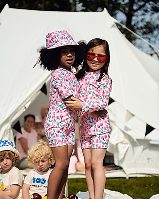 The Bonnie Mob Rash Suit Kid - Cherries - UV Protection Uv-Safe T-shirt