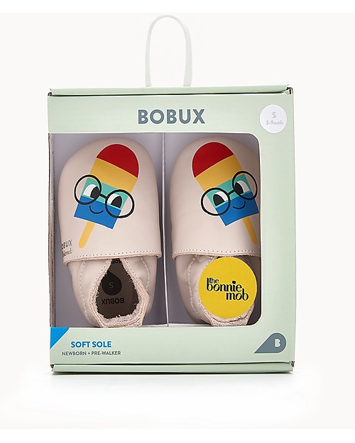 The Bonnie Mob Soft Sole Shoe Limited Edition - Ice Lolly Milk Soft Sole Shoes