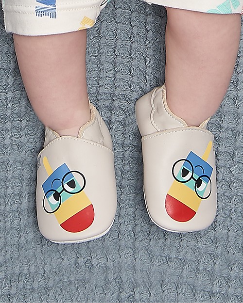 The Bonnie Mob Soft Sole Shoe Limited Edition - Ice Lolly Milk Soft Sole Shoes