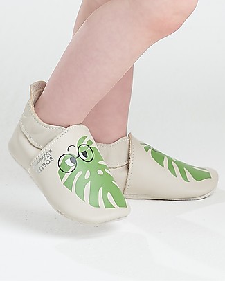 The Bonnie Mob Soft Sole Shoe Limited Edition - Leaf Milk Bobux Soft Sole