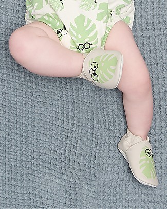 The Bonnie Mob Soft Sole Shoe Limited Edition - Leaf Milk Bobux Soft Sole