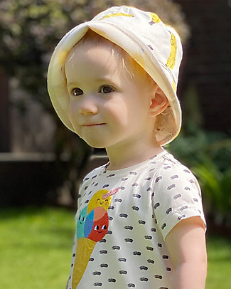 The Bonnie Mob Sunhat Kit Paradise - Banana - Elasticated Organic Cotton Sunhats