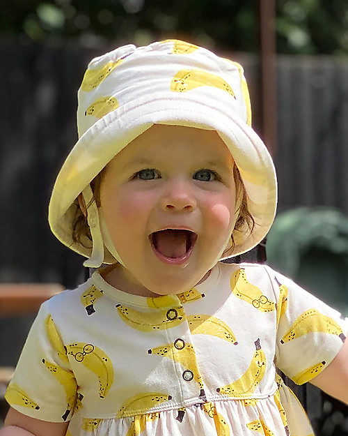The Bonnie Mob Sunhat Paradise Banana Elasticated Organic