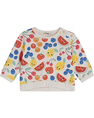 The Bonnie Mob Sweatshirt Dreamer with Snaps - Fruit Salad - 100% Organic Cotton Sweatshirts