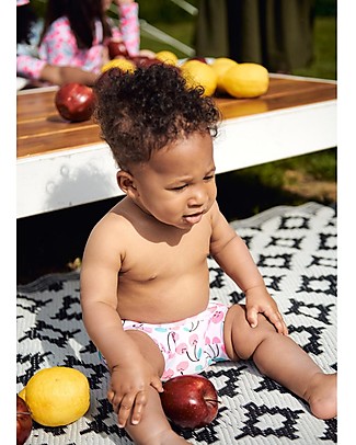 The Bonnie Mob Swim Knickers Soak - Cherries - Recycled Fabric Swim Diaper