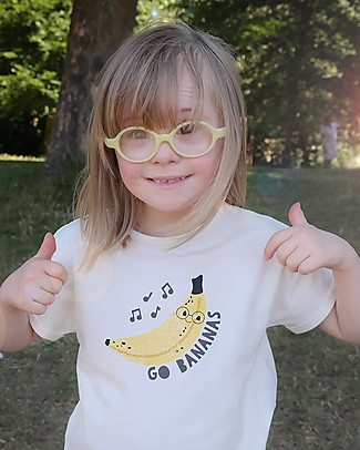 The Bonnie Mob T-shirt Kid Percy - Go Bananas - Elasticated Organic Cotton T-Shirts And Vests