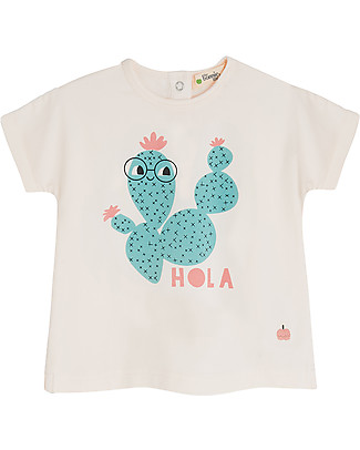 The Bonnie Mob T-shirt Percy -Hola - Elasticated Organic Cotton T-Shirts And Vests