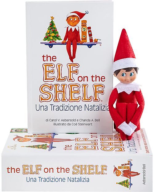 The Elf on The Shelf Elf Kit - With Book, Certificate of Adoption and Memories Box Puppets