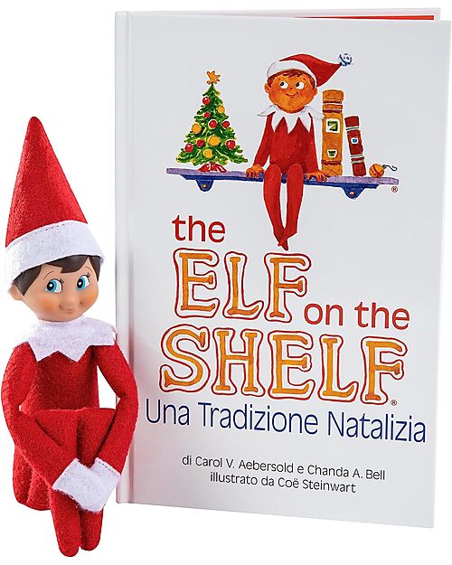 The Elf on The Shelf Elf Kit - With Book, Certificate of Adoption and Memories Box Puppets