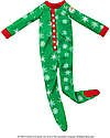 The Elf on The Shelf Green Pajama - Accessory for Elf Puppets