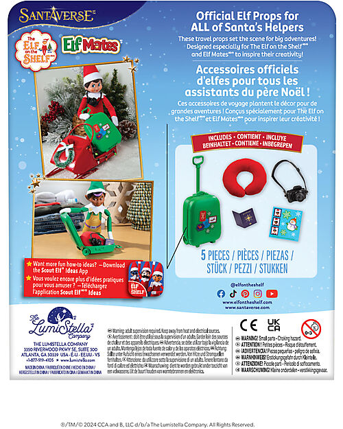 The Elf on The Shelf Travel Kit - Accessory for Elf Puppets