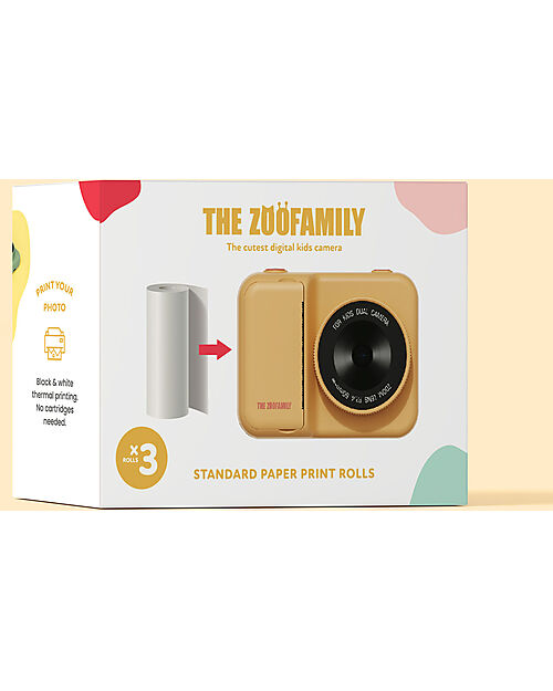 The Zoofamily Set of 3 Paper Rolls - For Camera Cameras